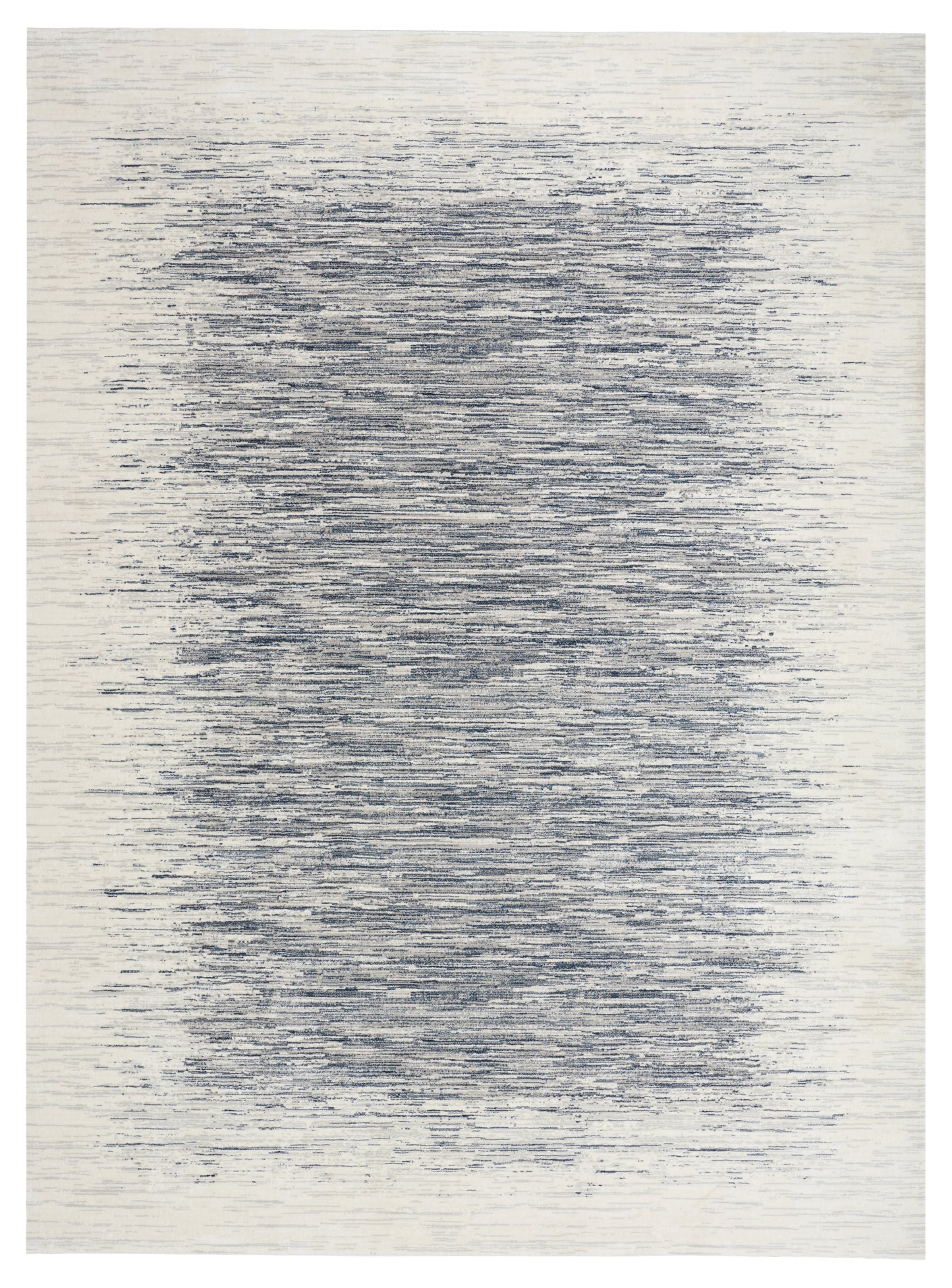 DKNY Grand Street 5'3" x 7'3" Ivory Blue Modern Indoor Rug