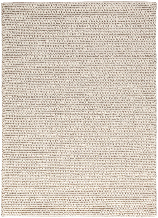 DKNY Pure Knots 5'3" x 7'3" Ivory Modern Indoor Rug