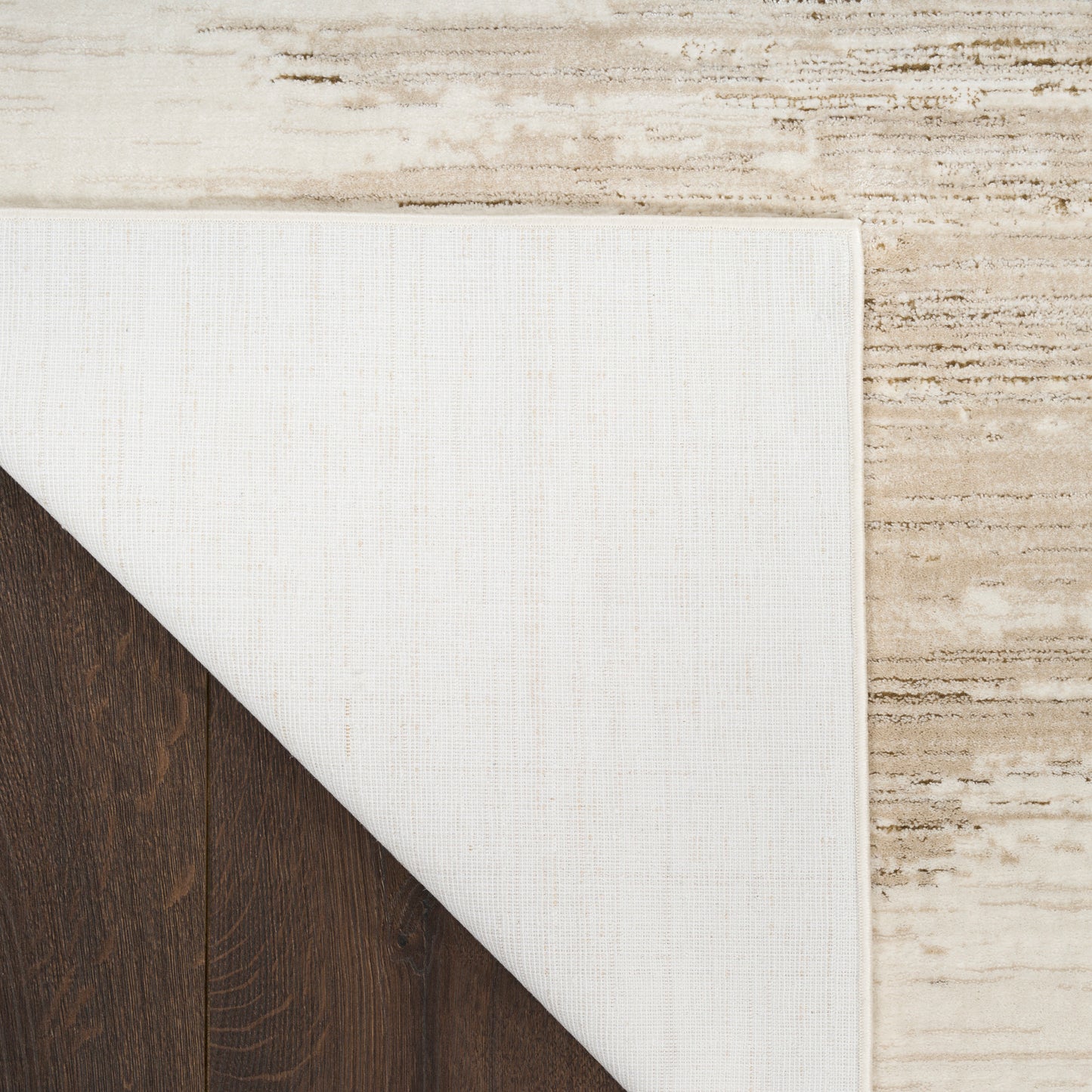 DKNY Grand Street 9' x 12' Ivory Taupe Modern Indoor Rug