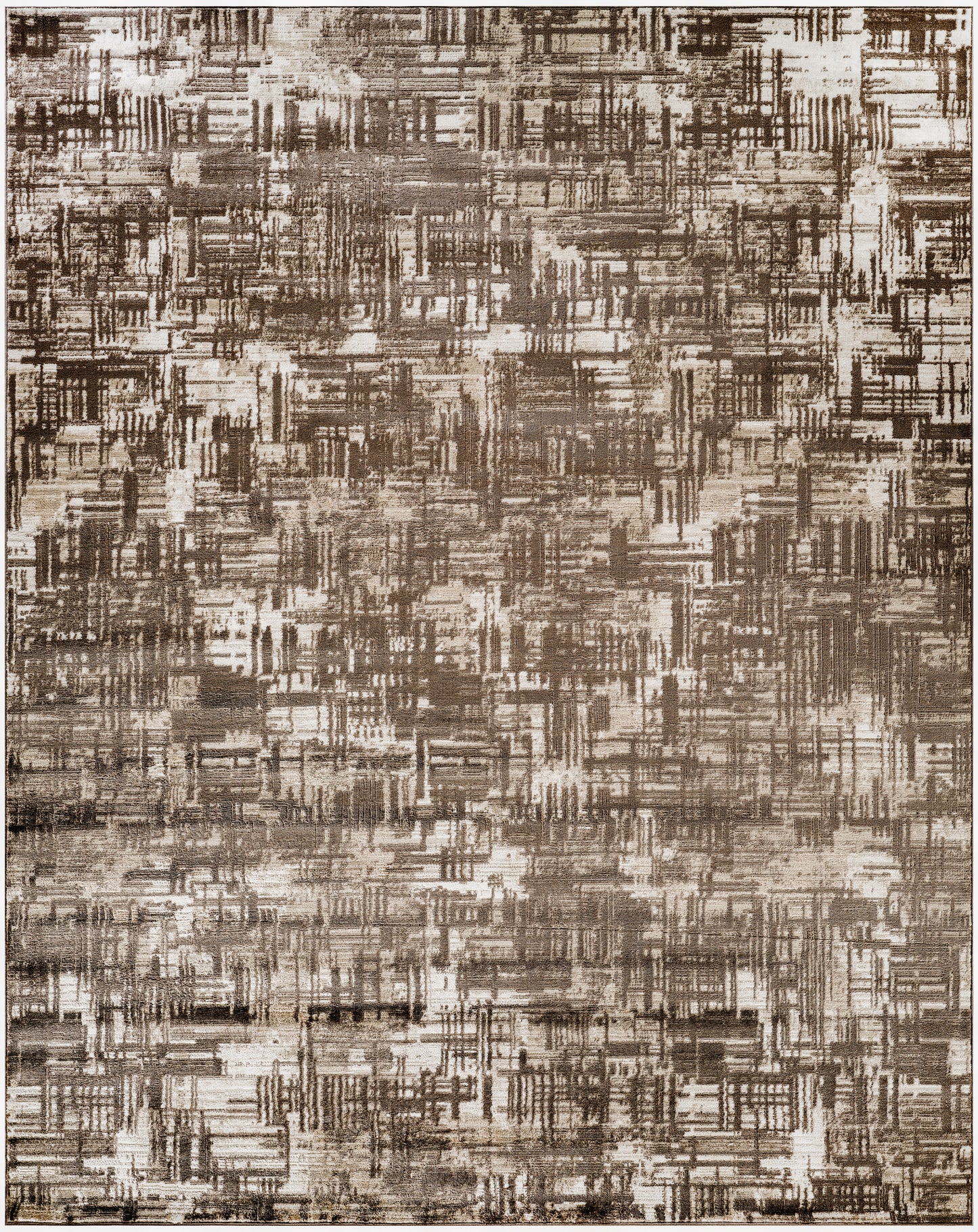 Nourison Dekor 7'10" x 9'10" Brown Modern Indoor Rug