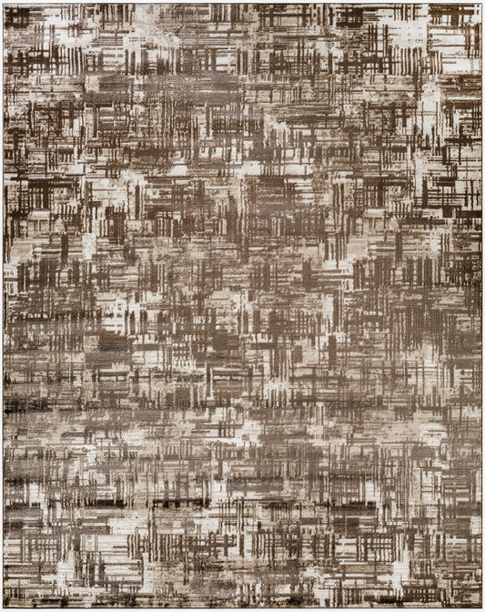 Nourison Dekor 7'10" x 9'10" Brown Modern Indoor Rug