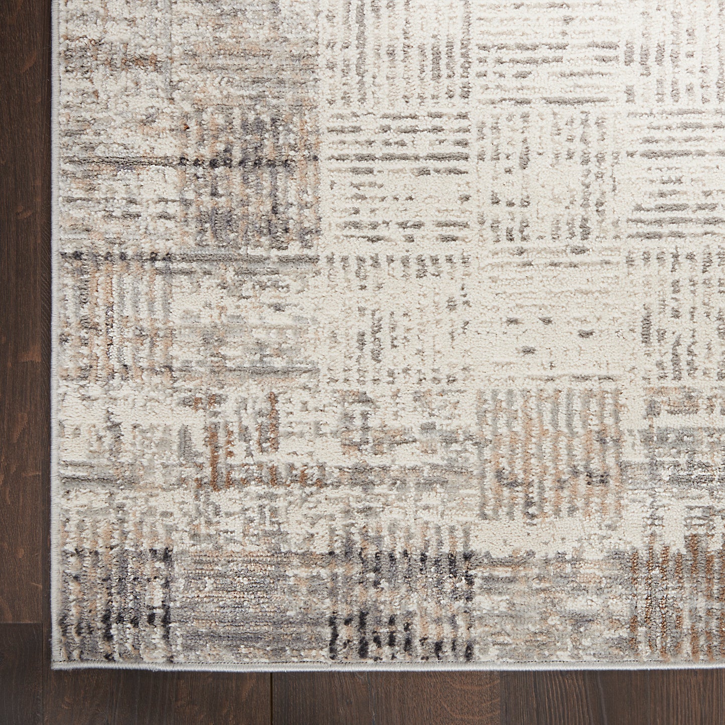 Nourison Elation 10' x 14' Ivory Grey Modern Indoor Rug