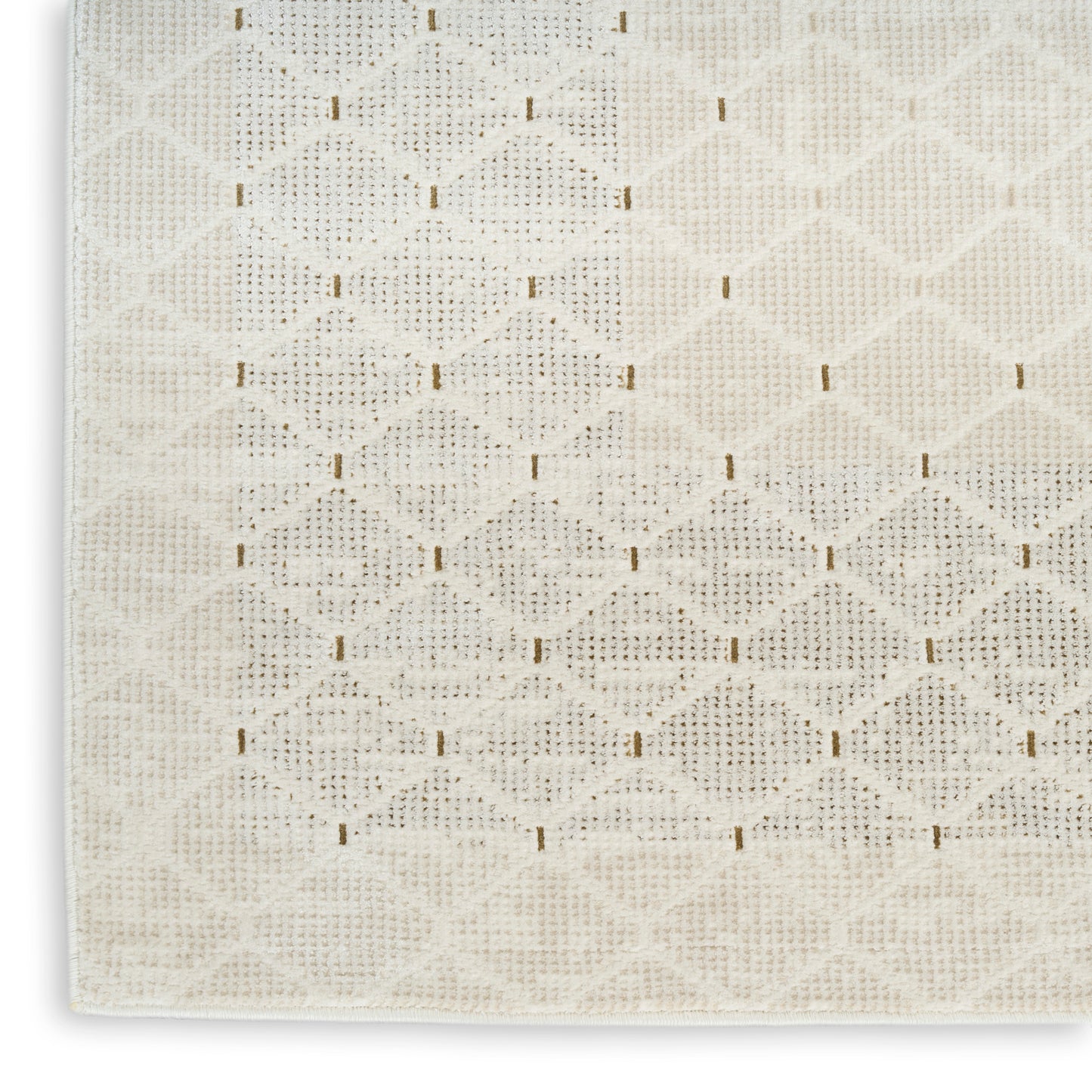 DKNY Grand Street 3'11" x 5'11" Ivory Modern Indoor Rug