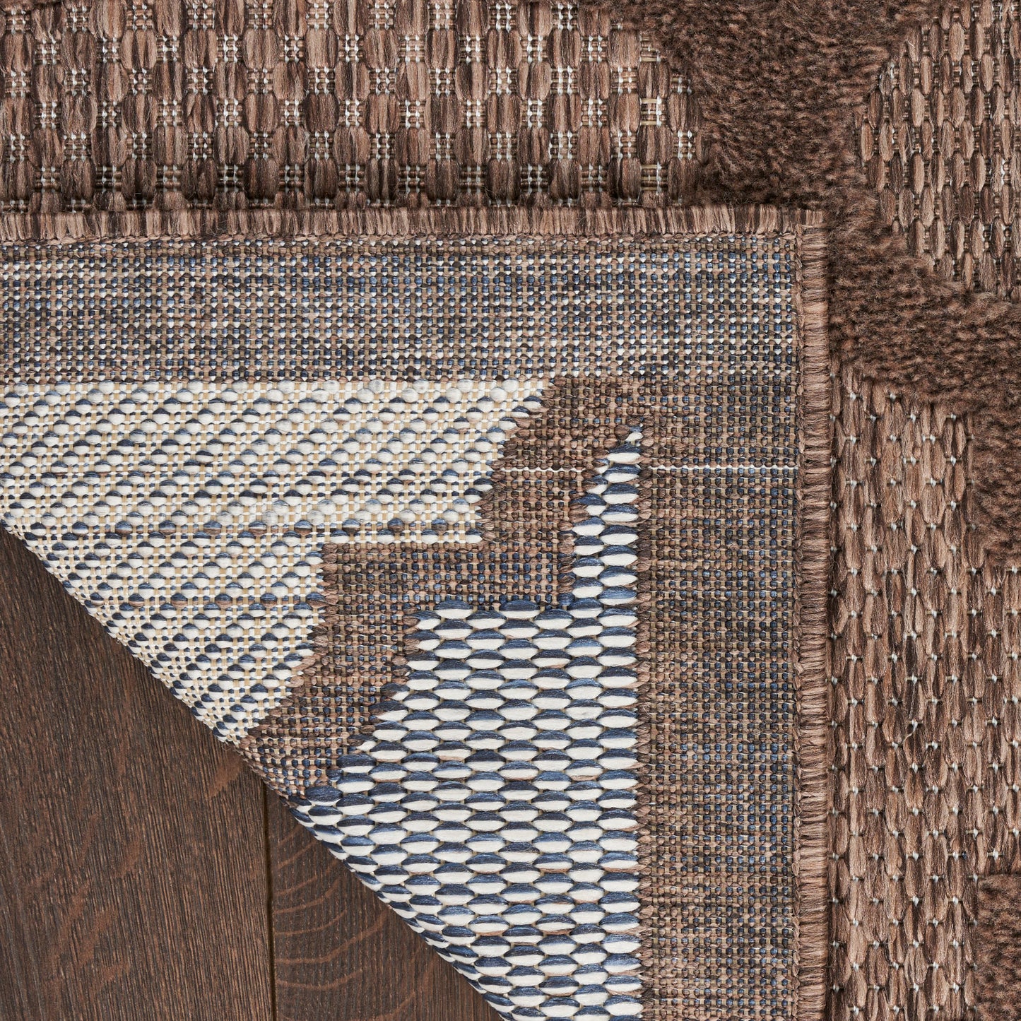 Nourison Easy Care 10' x 14' Brown Modern Rug
