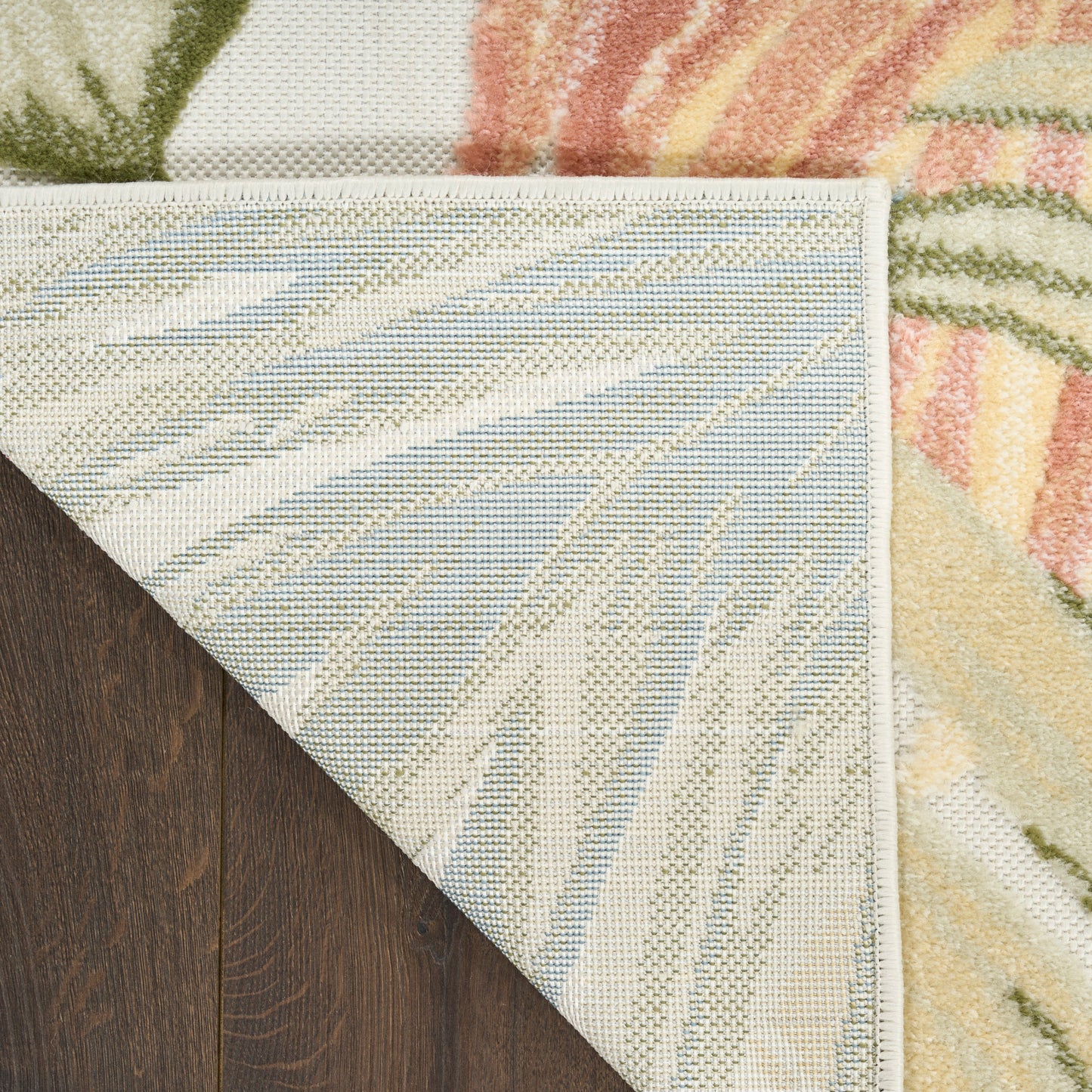 Nourison Aloha 3'6" x 5'6" Ivory Green Modern Rug