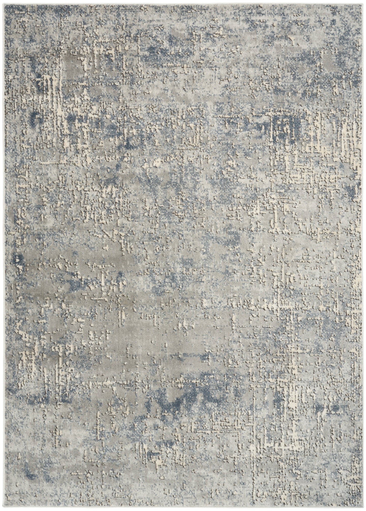 Nourison Quarry 5'3" x 7'3" Dark Grey Modern Indoor Rug