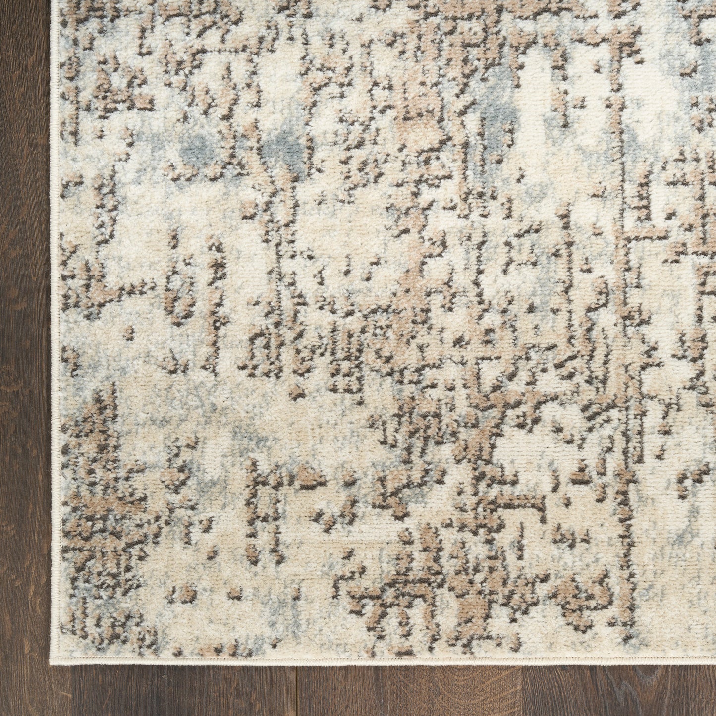 Nourison Quarry 3'9" x 5'9" Ivory Beige Modern Indoor Rug