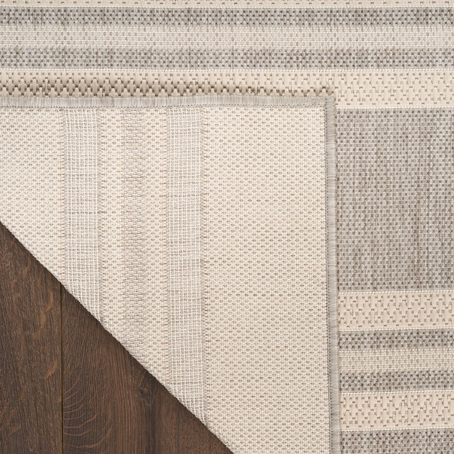 Nourison Horizon Indoor/Outdoor 5' x 7' Grey Modern Rug
