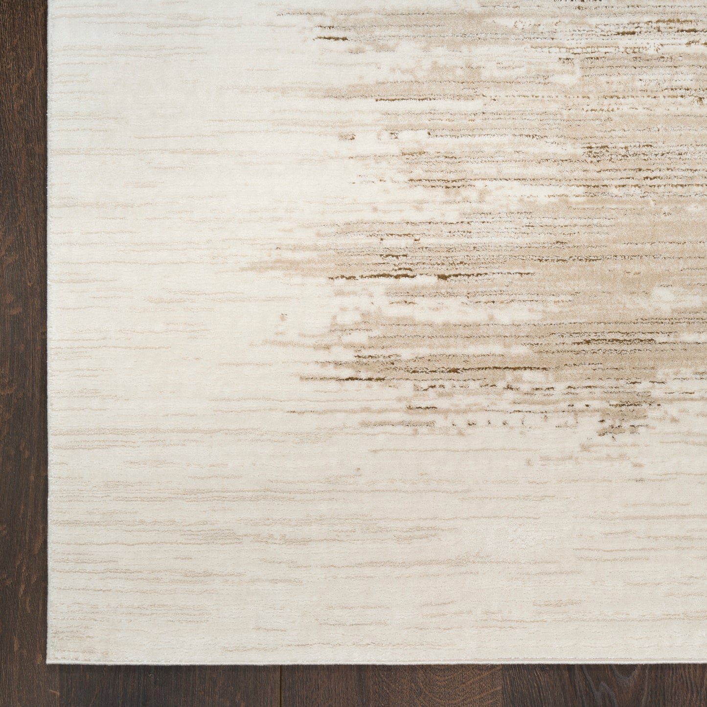 DKNY Grand Street 5'3" x 7'3" Ivory Taupe Modern Indoor Rug