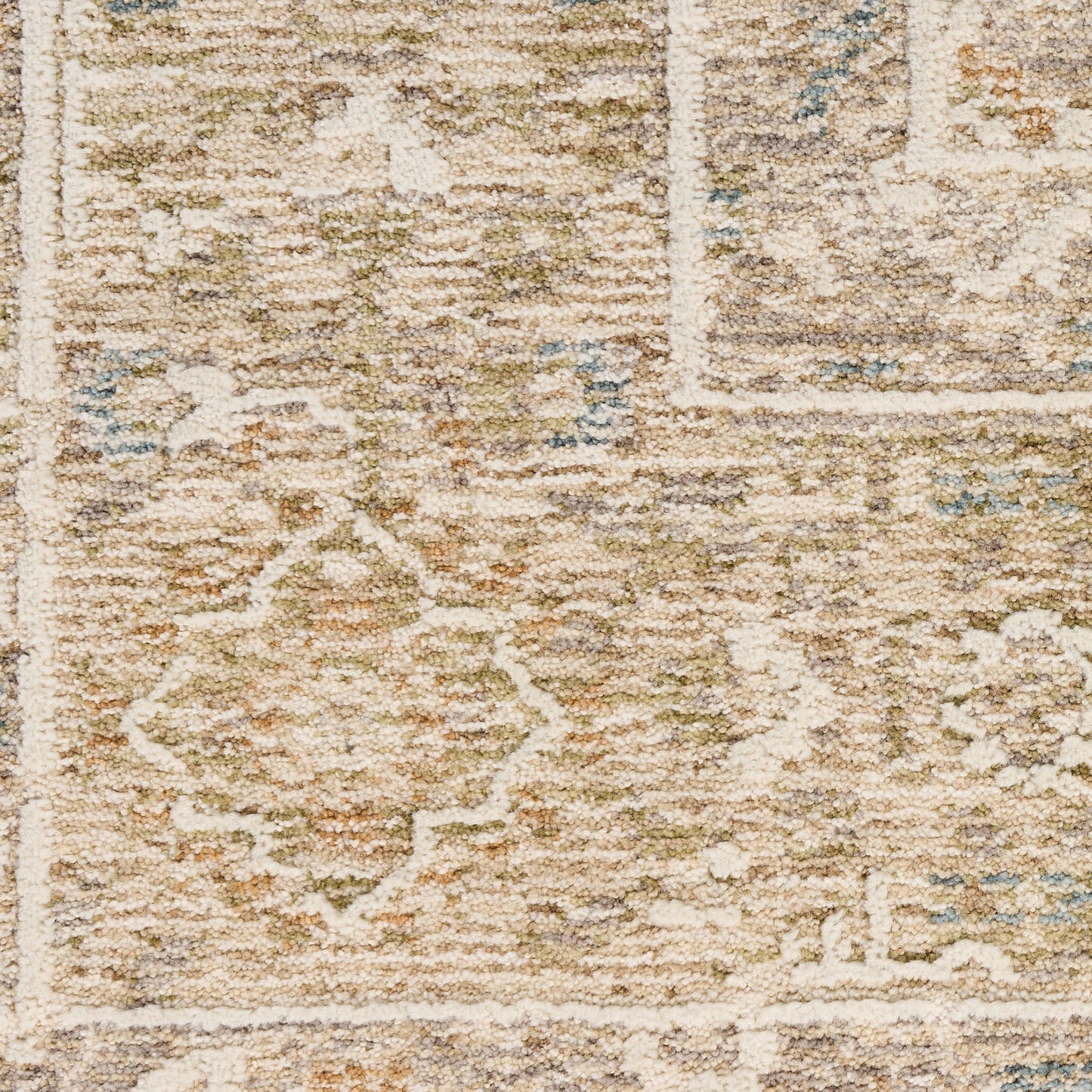Nourison Retreat 9'6" x 13'2" Green Vintage Indoor Rug