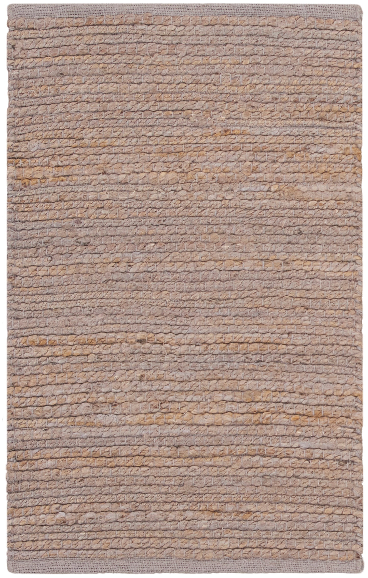 Nourison Natural Jute 3' x 5' Grey Farmhouse Indoor Rug