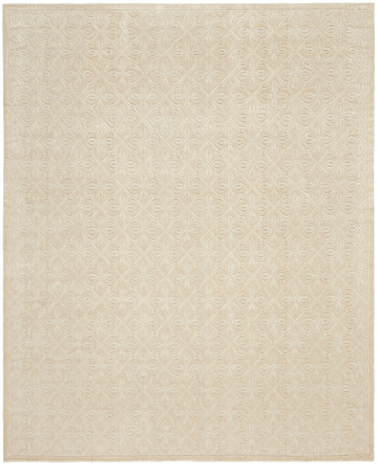 Nourison Washable Charm 9' x 12' Ivory Contemporary Indoor Rug