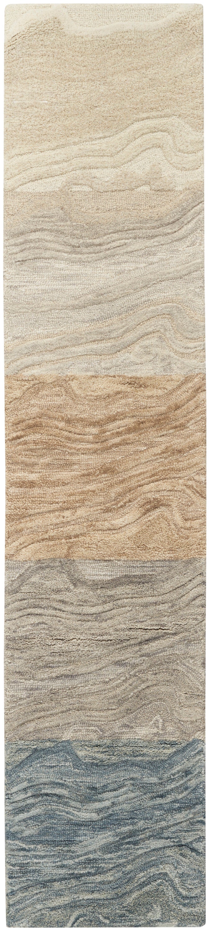 Nourison Graceful 1'6" x 7'3" Blanket Modern Indoor Rug