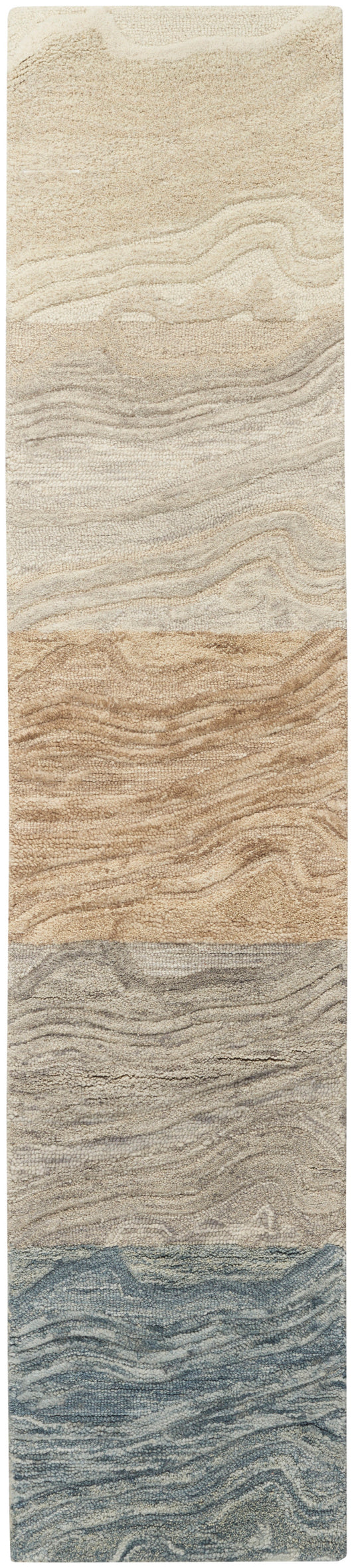Nourison Graceful 1'6" x 7'3" Blanket Modern Indoor Rug