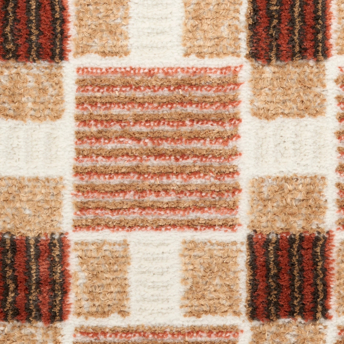 Nourison Nordic 5' x 7' Rust Modern Indoor Rug