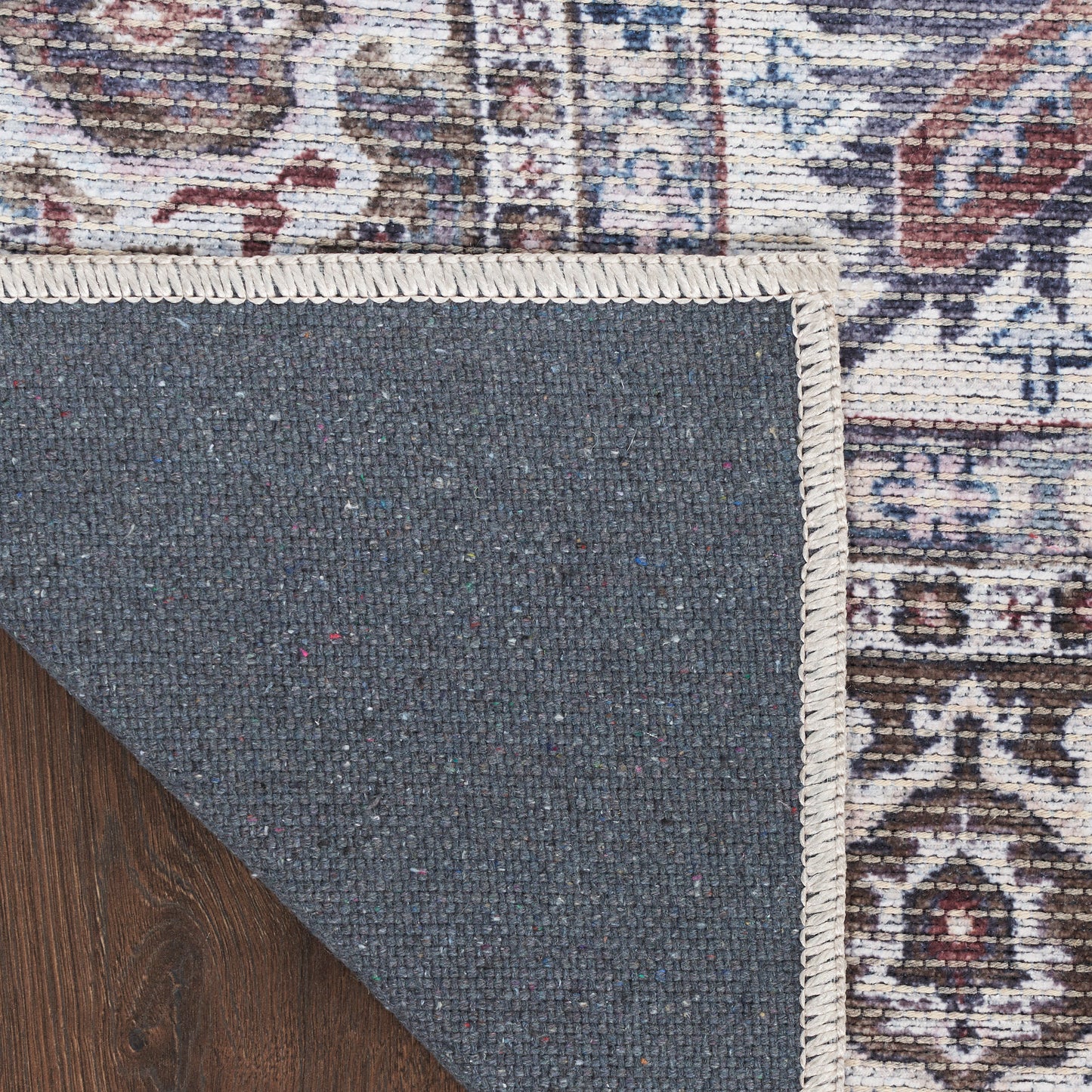 Nourison New Concept Washables 2' x 3'9" Olive Ivory Vintage Indoor Rug