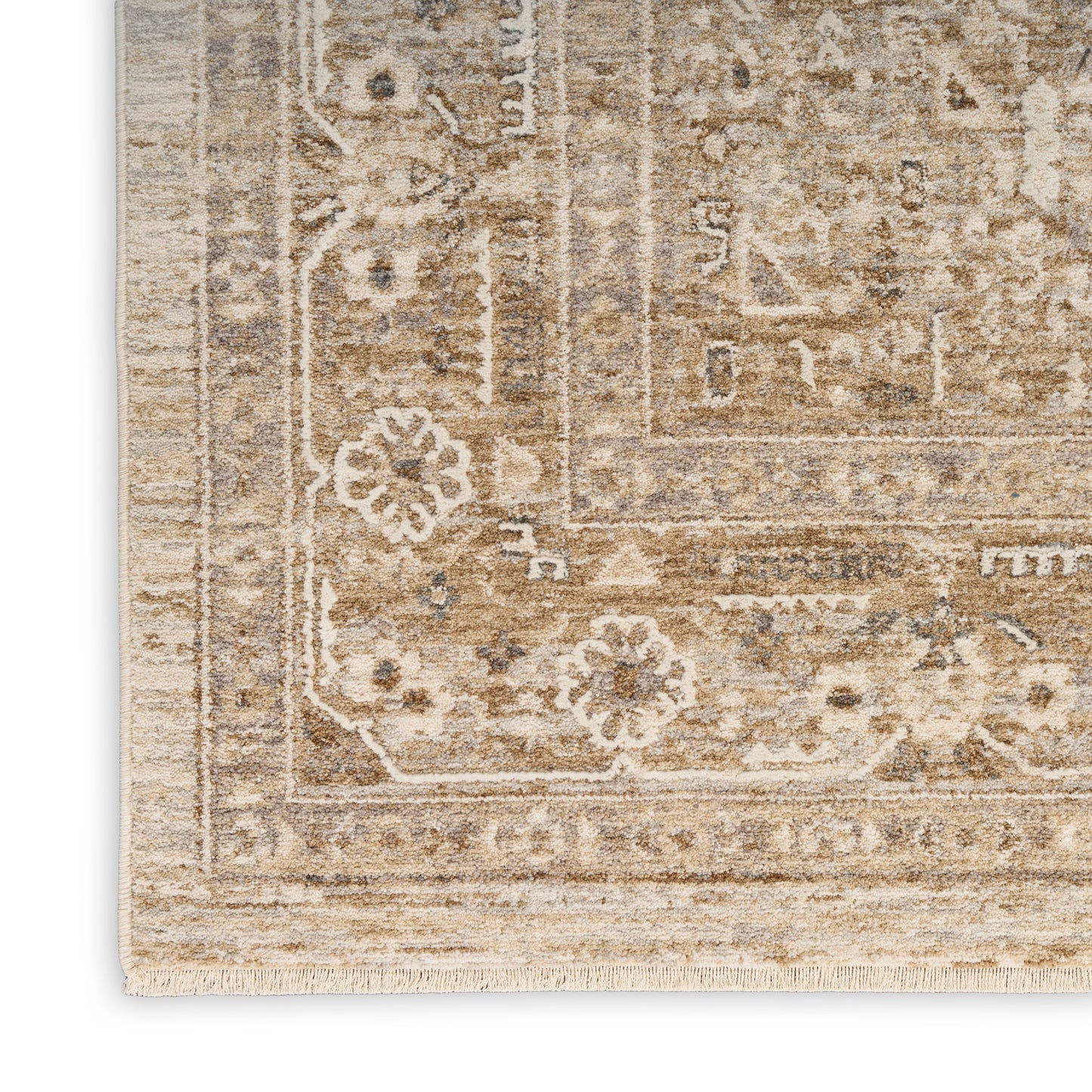 Nourison Retreat 5'3" x 7'6" Beige Vintage Indoor Rug