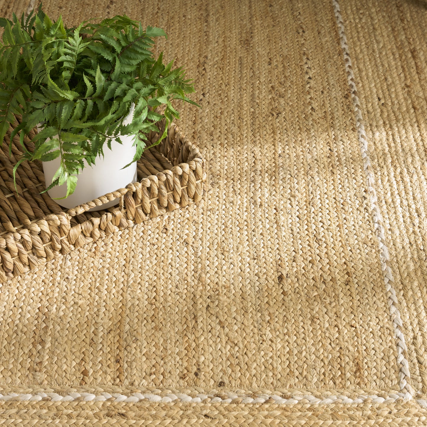 Nourison Terrazzo Jute 8' x 10' Natural Farmhouse Indoor Rug