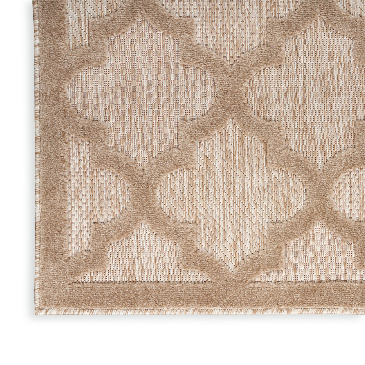 Nourison Easy Care 9' x 12' Natural Beige Modern Rug