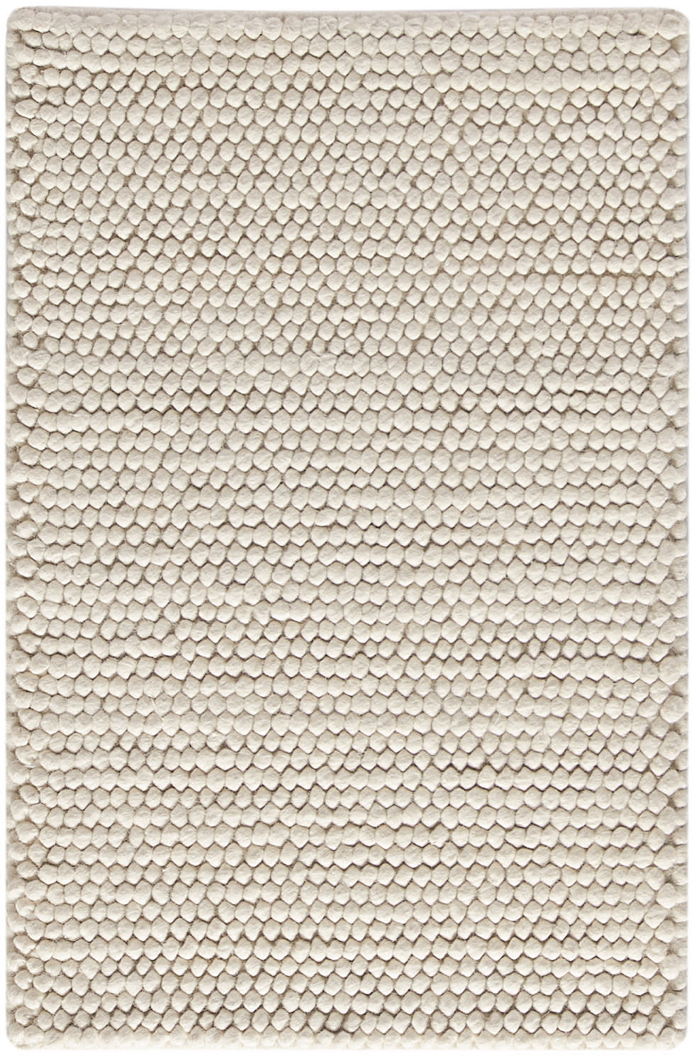 DKNY Pure Knots 2' x 3' Ivory Modern Indoor Rug