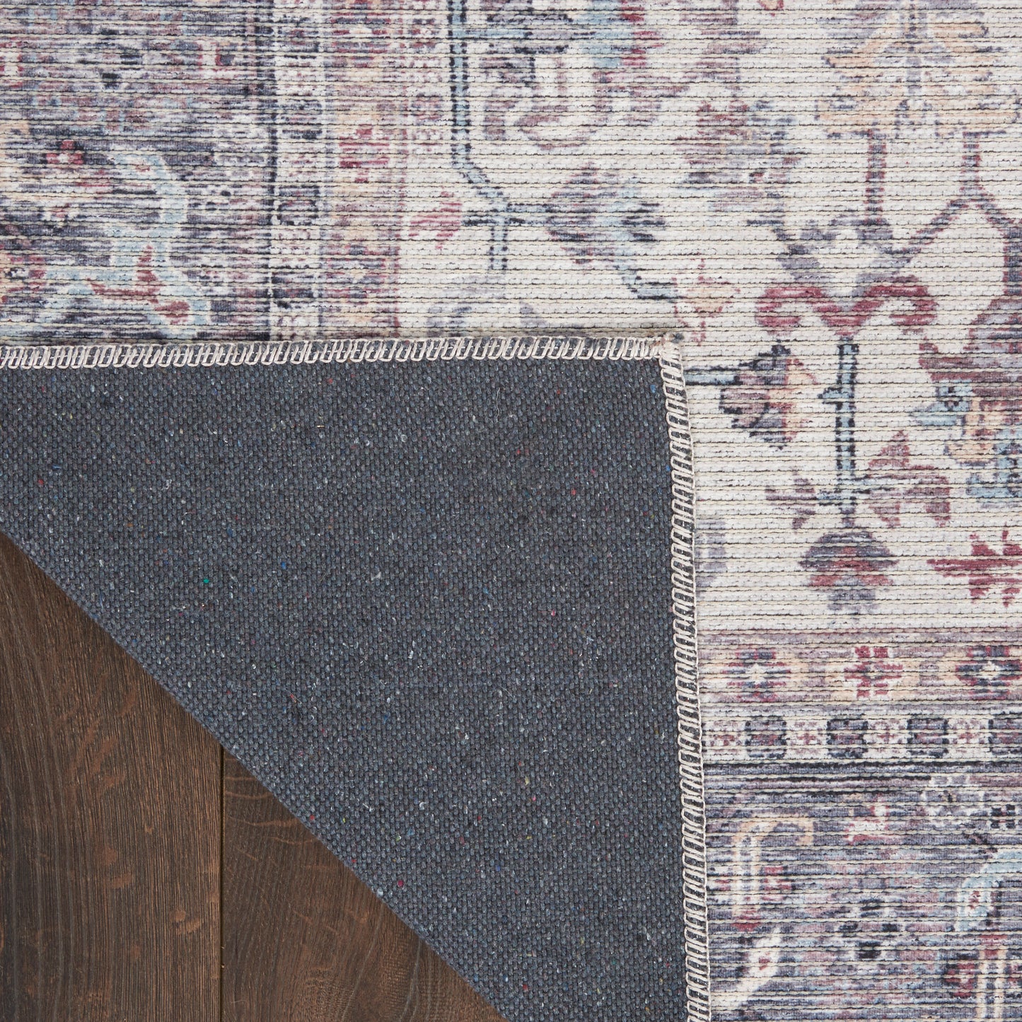 Nourison New Concept Washables 2' x 3'9" Grey Vintage Indoor Rug
