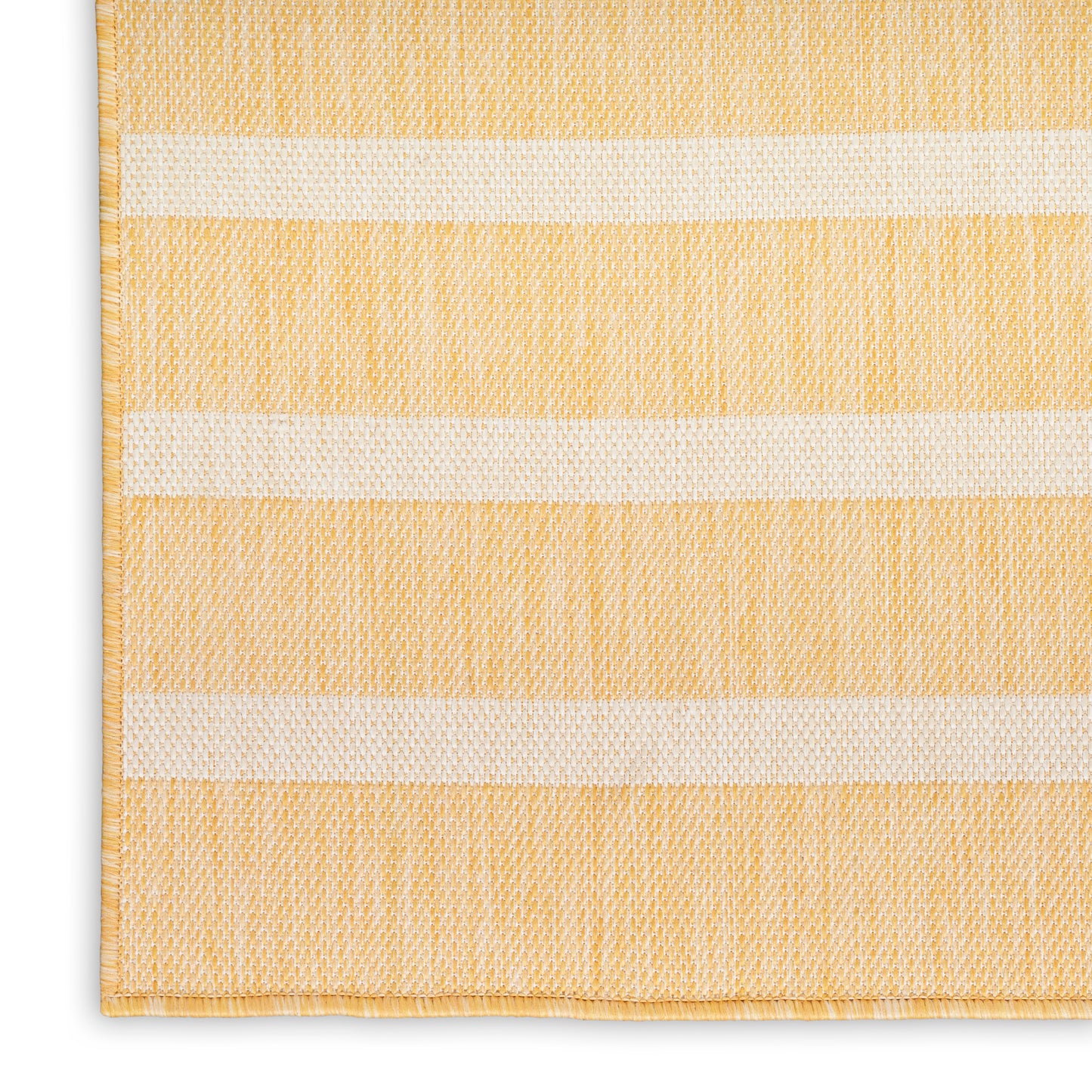 Nourison Positano 10' x 14' Yellow Ivory Modern Rug