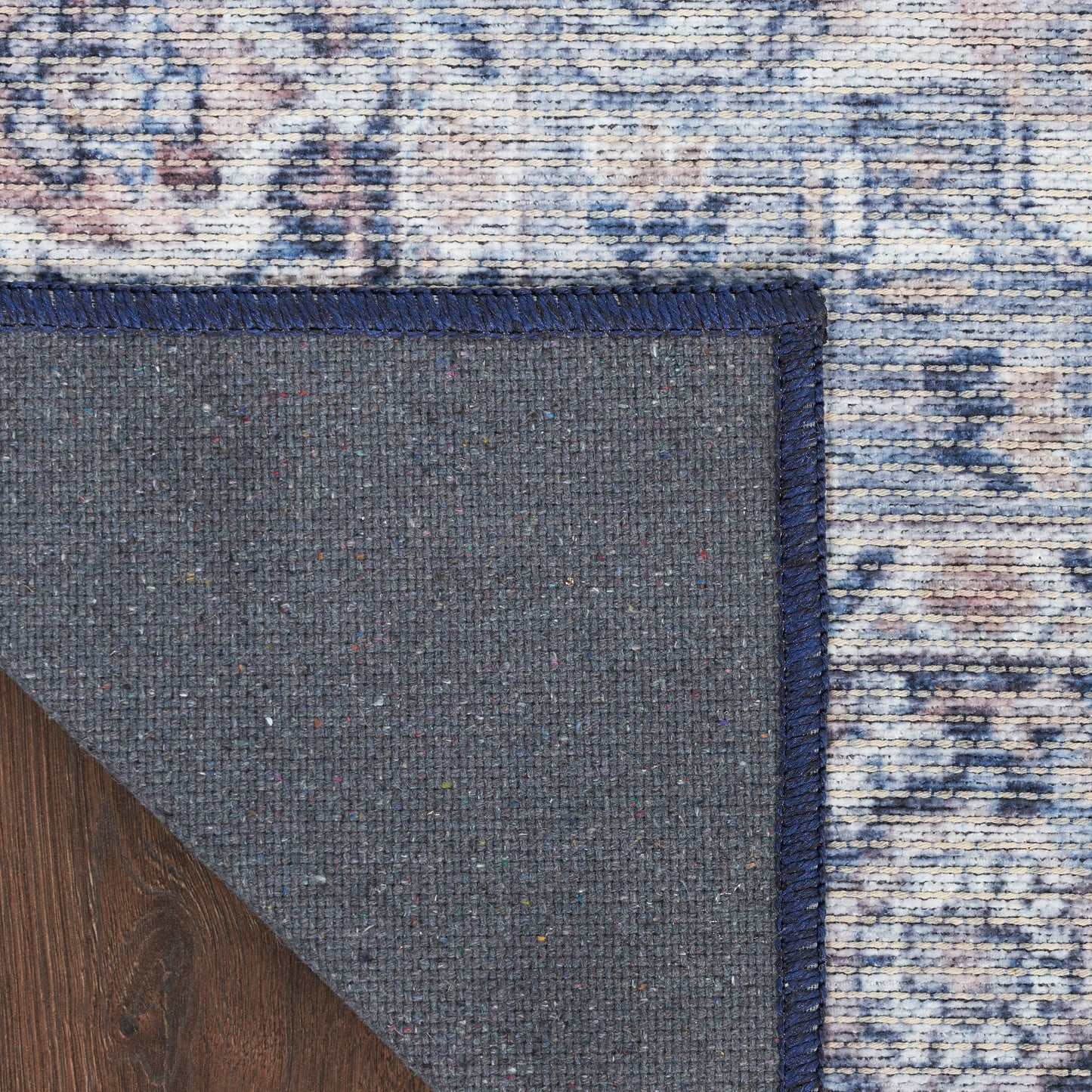 Nourison New Concept Washables 2' x 3'9" Ivory Navy Vintage Indoor Rug