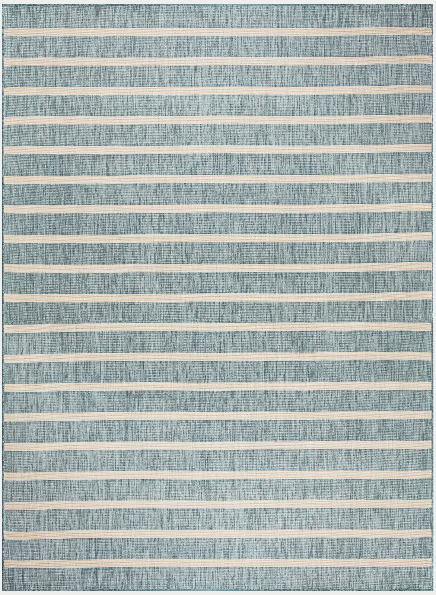 Nourison Positano 10' x 14' Aqua Ivory Modern Rug