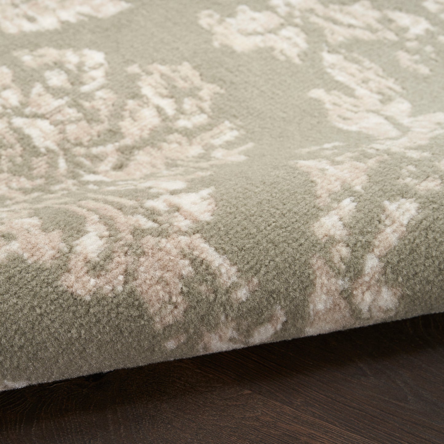 Nourison Jubilant 4' x 6' Olive Vintage Indoor Rug