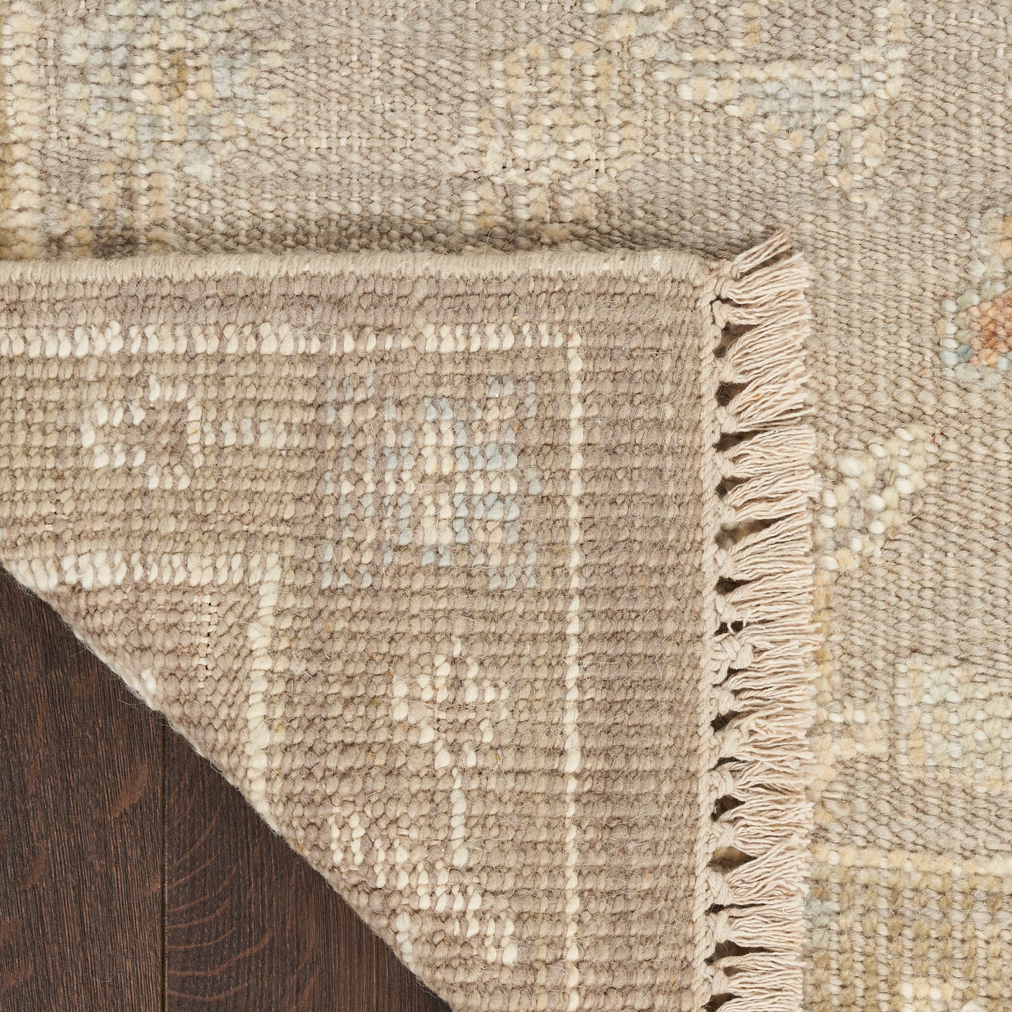 Nourison Whispers 10' x 14' Taupe Vintage Indoor Rug