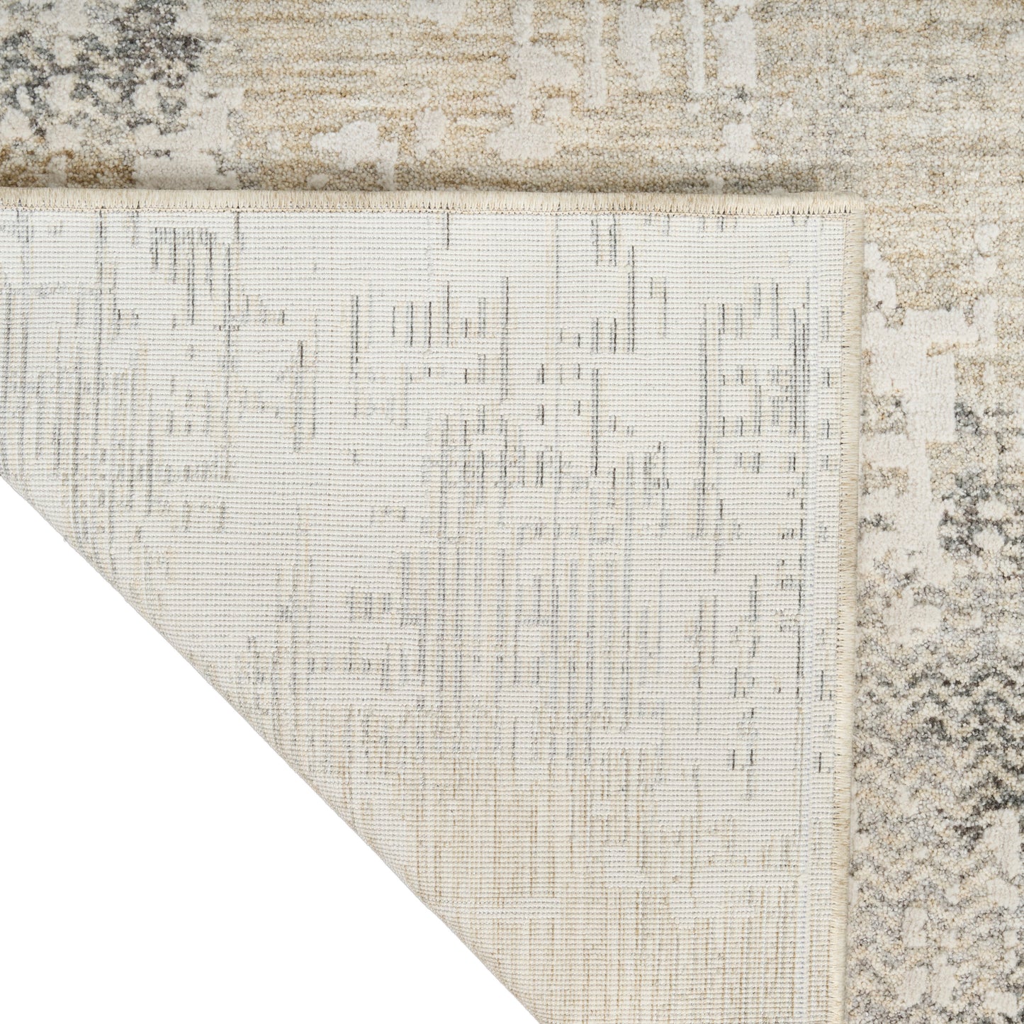 Calvin Klein CK078 Summit 2'2" x 12' Cream Ivory Modern Indoor Rug