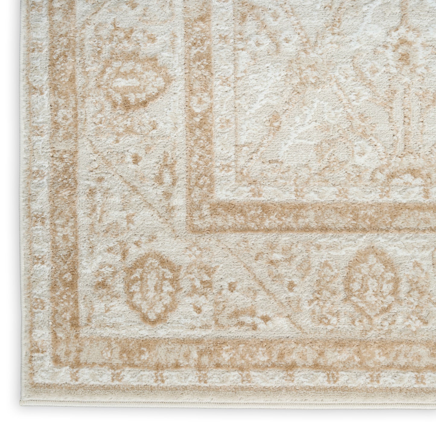Nourison Dekor 4' x 6' Cream Beige Vintage Indoor Rug