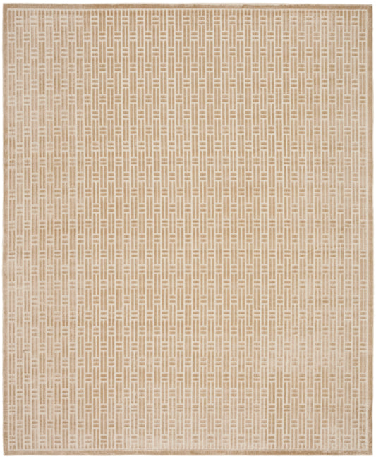 Nourison Washable Charm 9' x 12' Beige Ivory Modern Indoor Rug