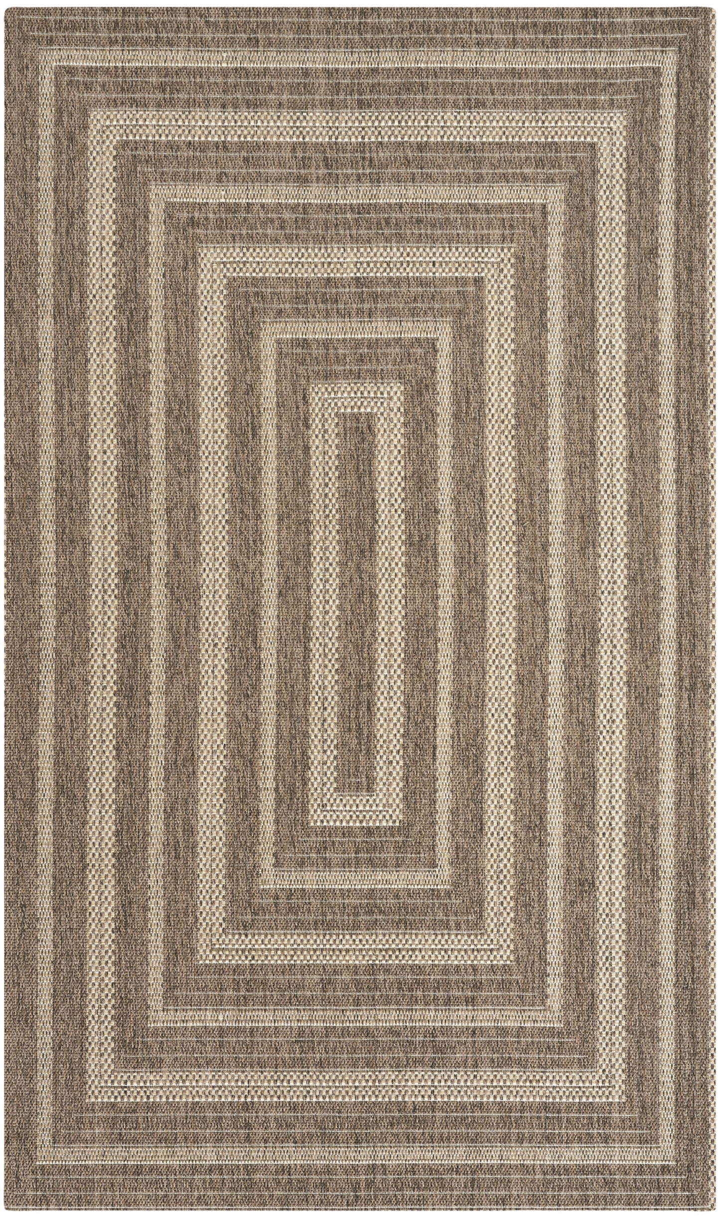 Nourison Tulum 3' x 5' Brown Outdoor Rug