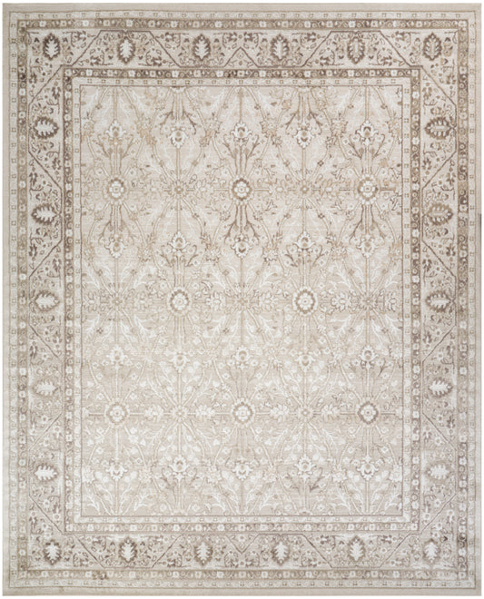 Nourison Dekor 7'10" x 9'10" Ivory Brown Vintage Indoor Rug