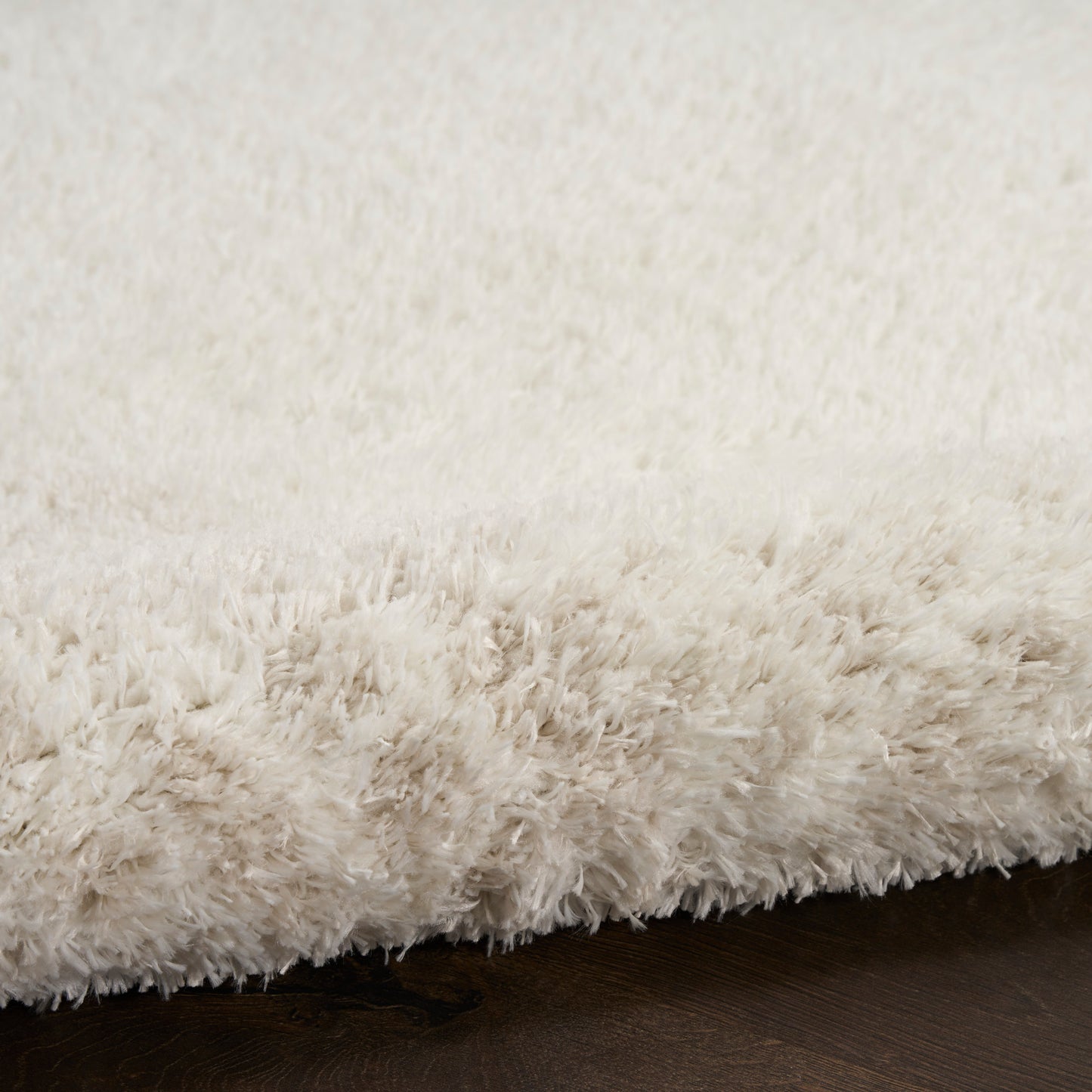 Nourison Pacific Shag 7'10" x 9'10" Ivory Beige Shag Indoor Rug