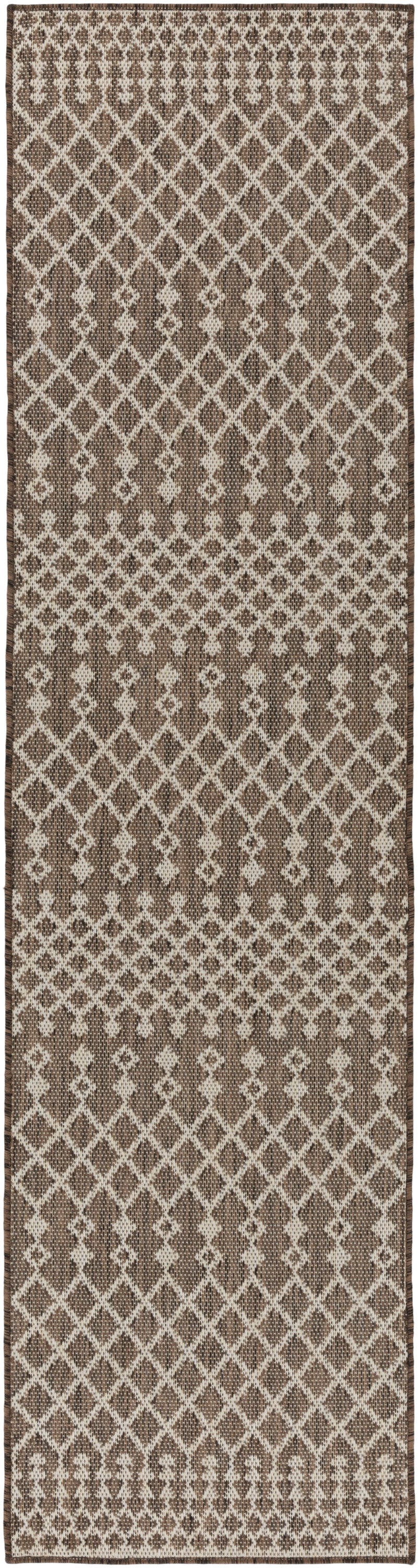 Nourison Positano 2'2" x 10' Natural Modern Rug