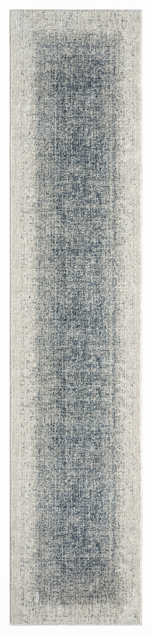 DKNY Grand Street 2'2" x 10' Ivory Blue Modern Indoor Rug