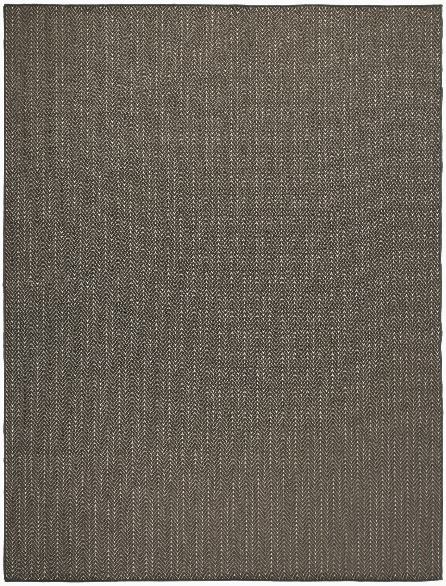 Nourison Horizon Indoor/Outdoor 10' x 14' Charcoal Modern Rug