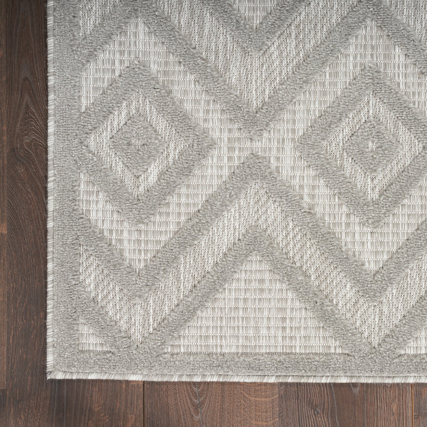 Nourison Versatile 9' x 12' Silver Grey Modern Rug
