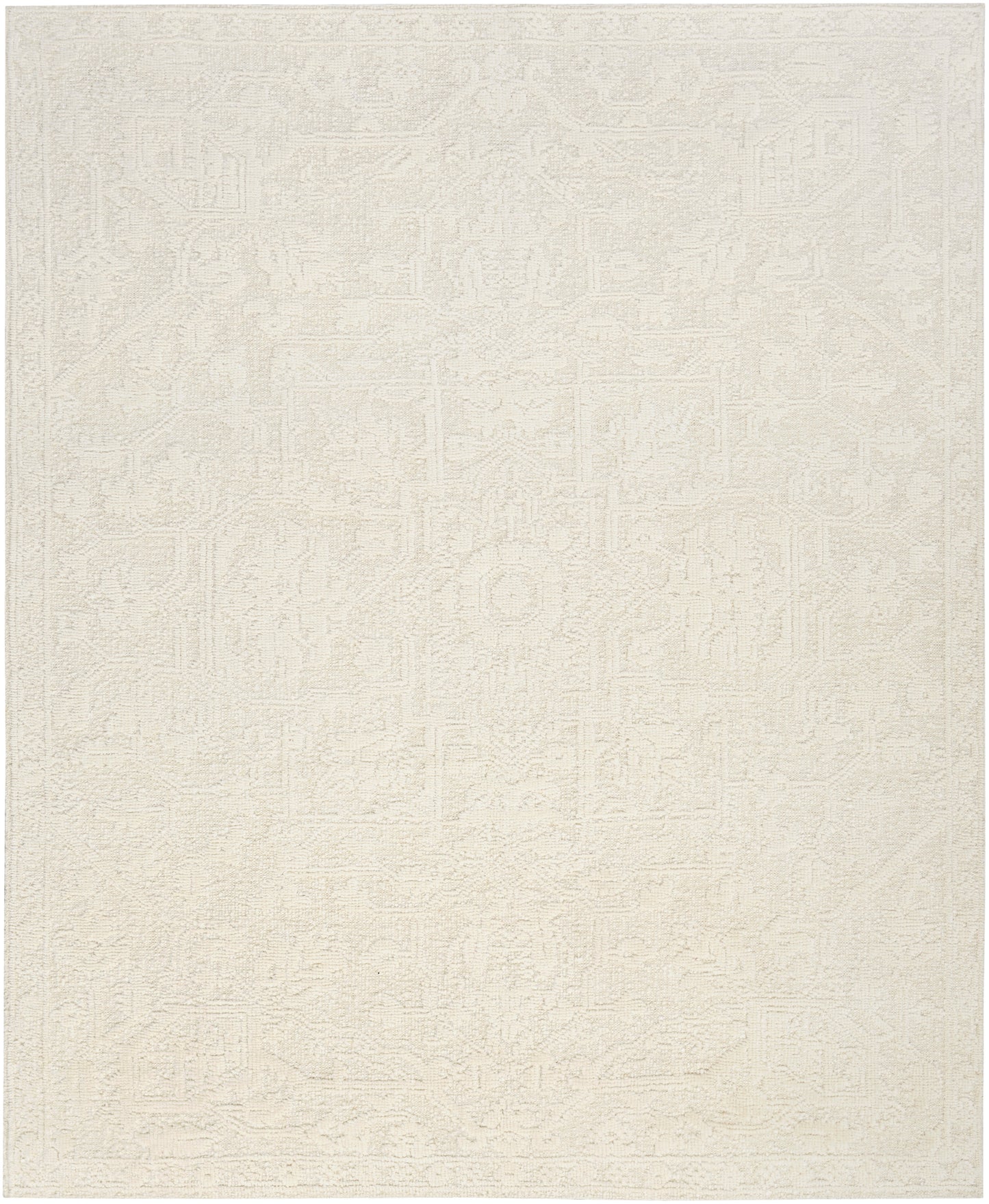 Nourison Blanco 7'9" x 9'9" Ivory Contemporary Indoor Rug
