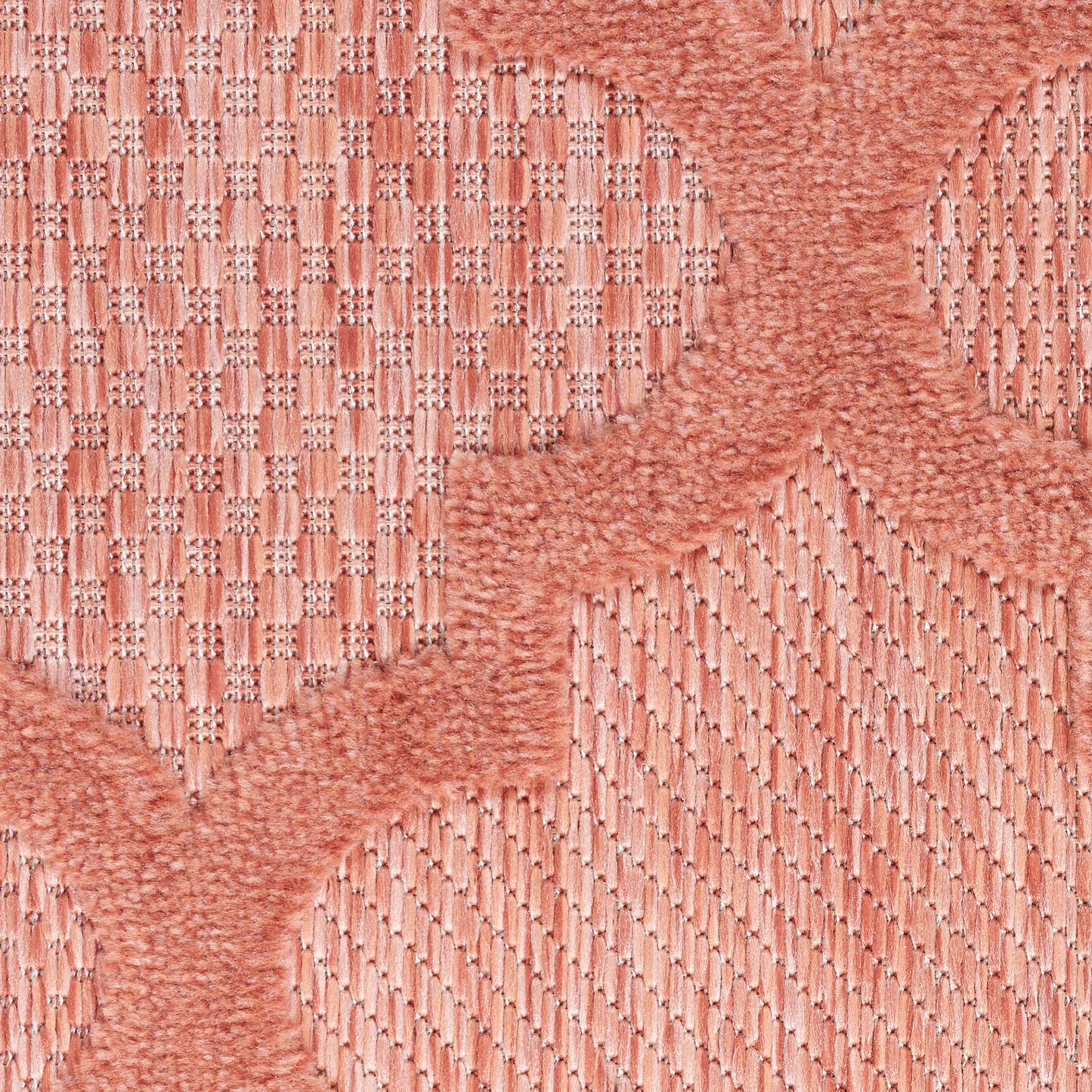 Nourison Easy Care 9' x 12' Coral Orange Modern Rug