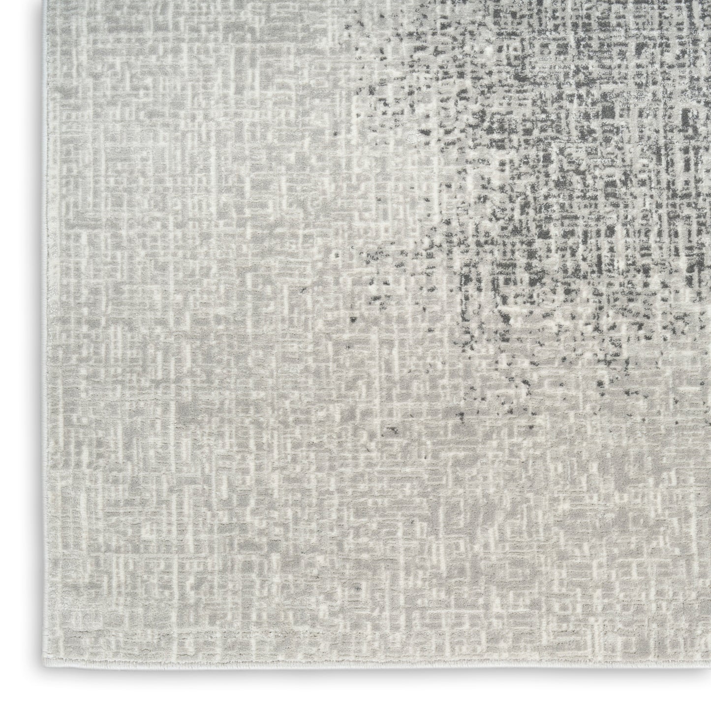 DKNY Grand Street 2'2" x 10' Light Grey Modern Indoor Rug