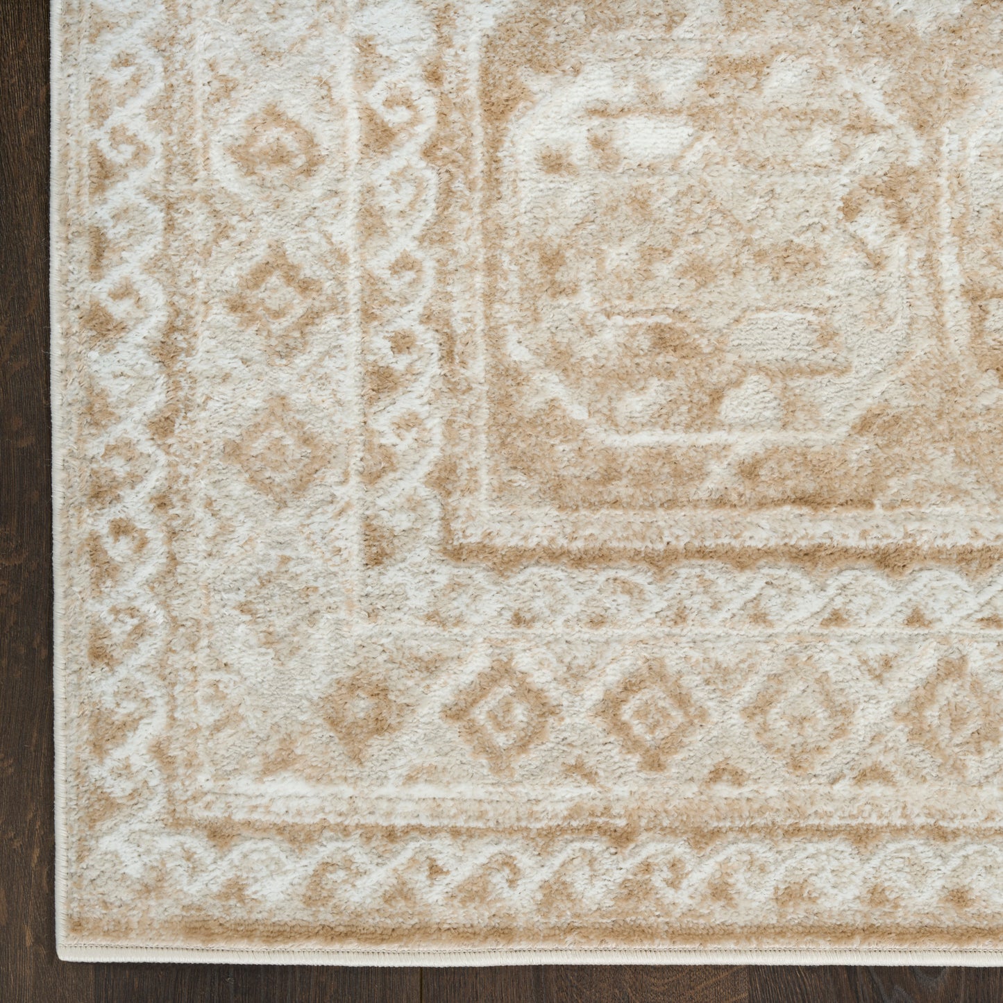 Nourison Dekor 4' x 6' Cream Beige Vintage Indoor Rug