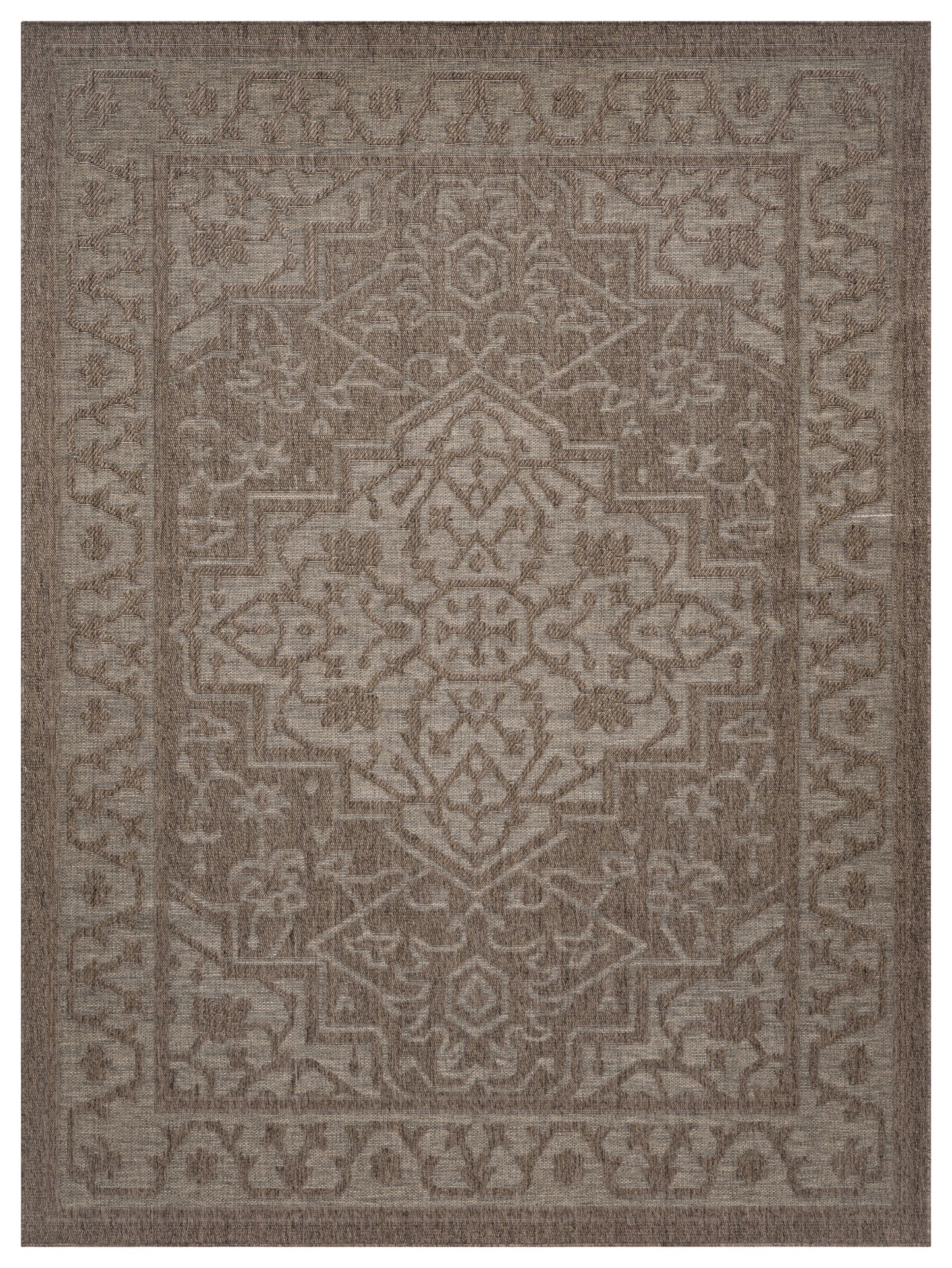 Nourison Tulum 8' x 10' Brown Outdoor Rug