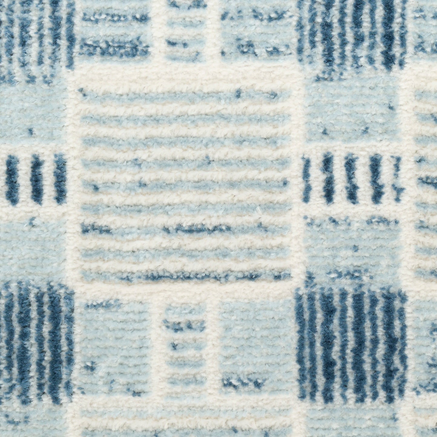 Nourison Nordic 4' x 6' Blue Modern Indoor Rug