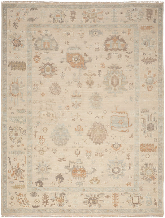 Nourison Whispers 10' x 14' Beige Vintage Indoor Rug