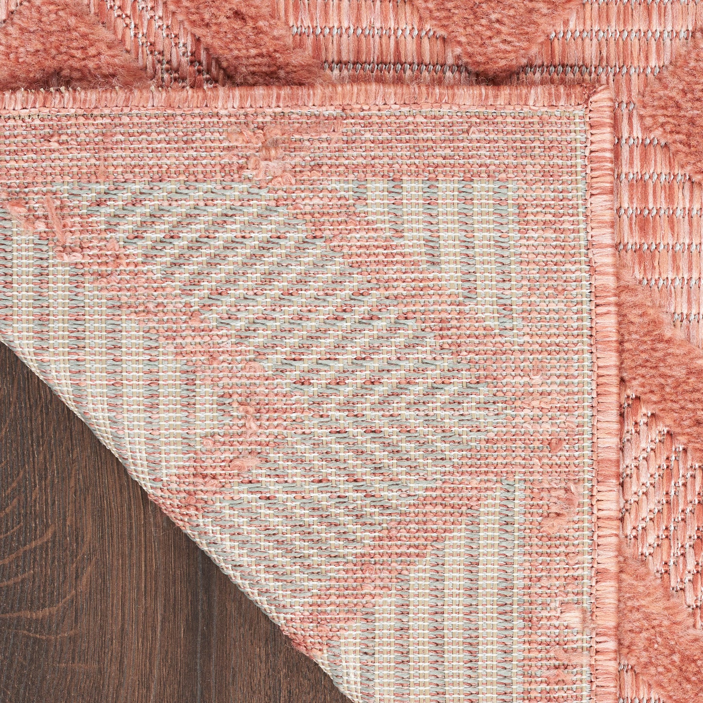 Nourison Versatile 9' x 12' Coral Orange Modern Rug