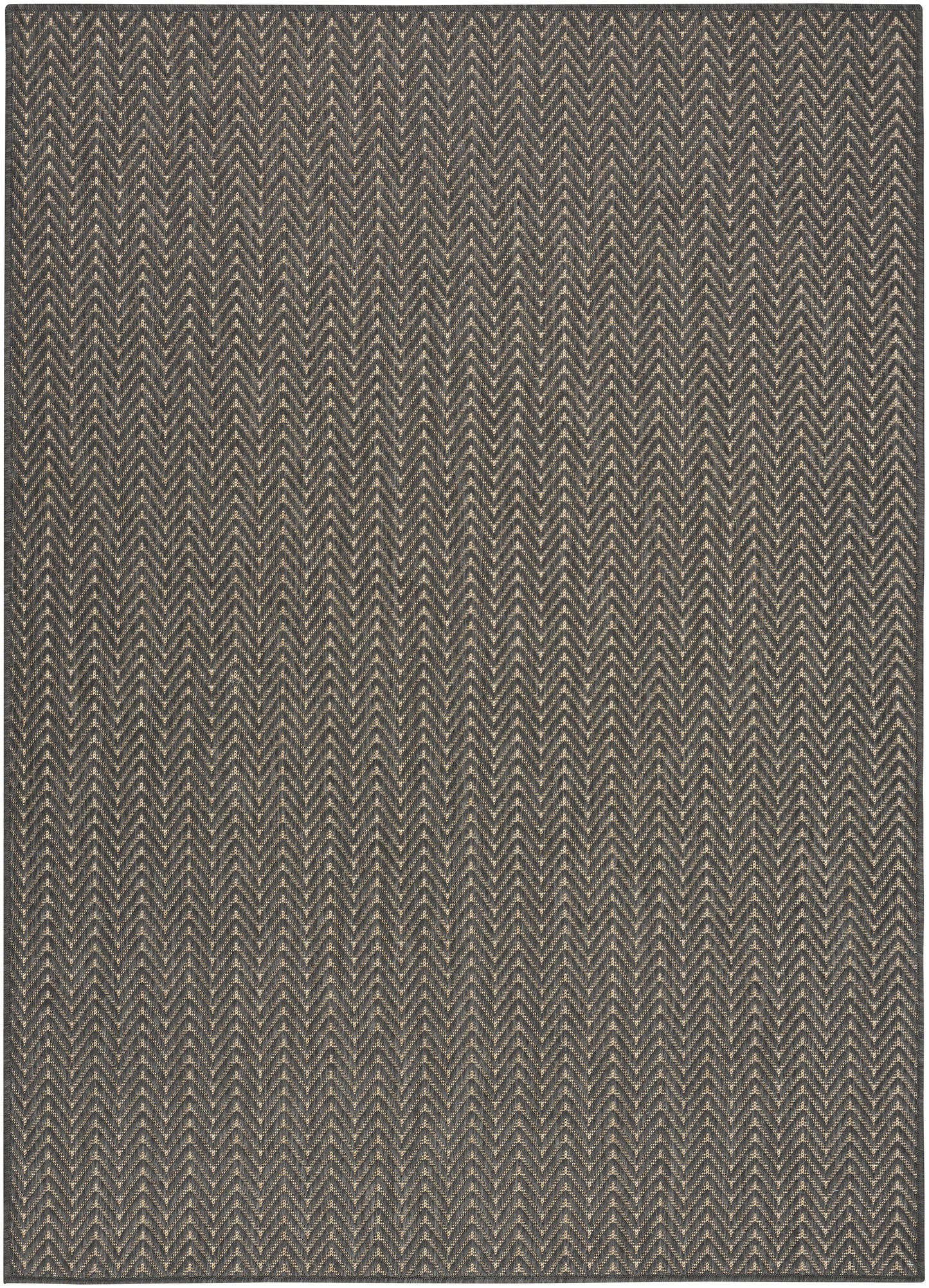 Nourison Horizon Indoor/Outdoor 5' x 7' Charcoal Modern Rug
