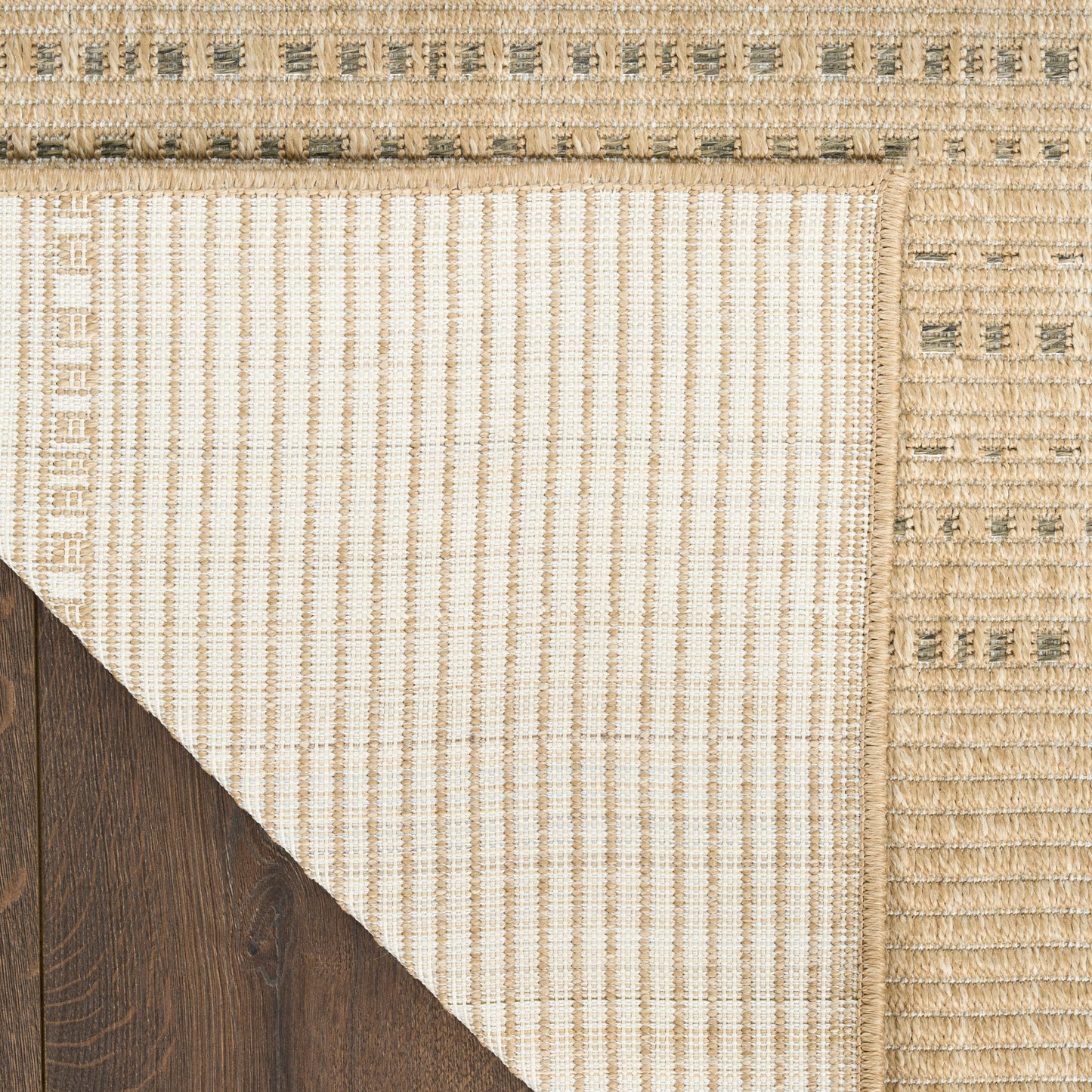 Nourison Tulum 9' x 12' Taupe Outdoor Rug